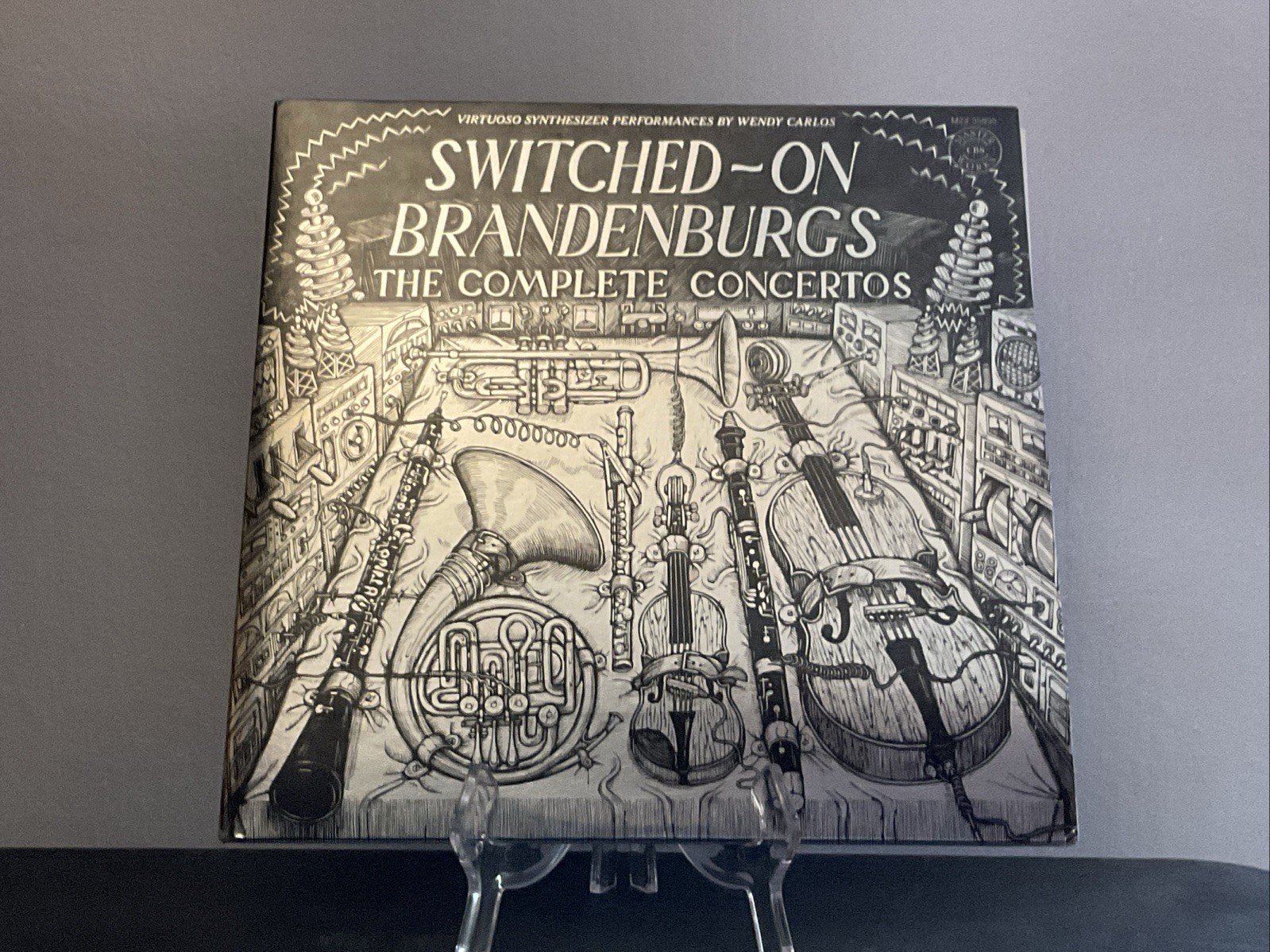 Wendy Carlos Switched On Brandenburgs Double LP Vinyl Album Record