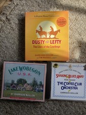 Lot of 3 Garrison Keillor CDs- Lake Wobegon USA - Dusty & Lefty & Shaking Blues picture