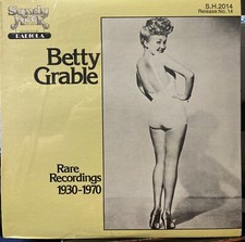 Betty Grable Rare Recordings 1930-1970 (1979 Sandy Hook/Radiola LP SEALED picture