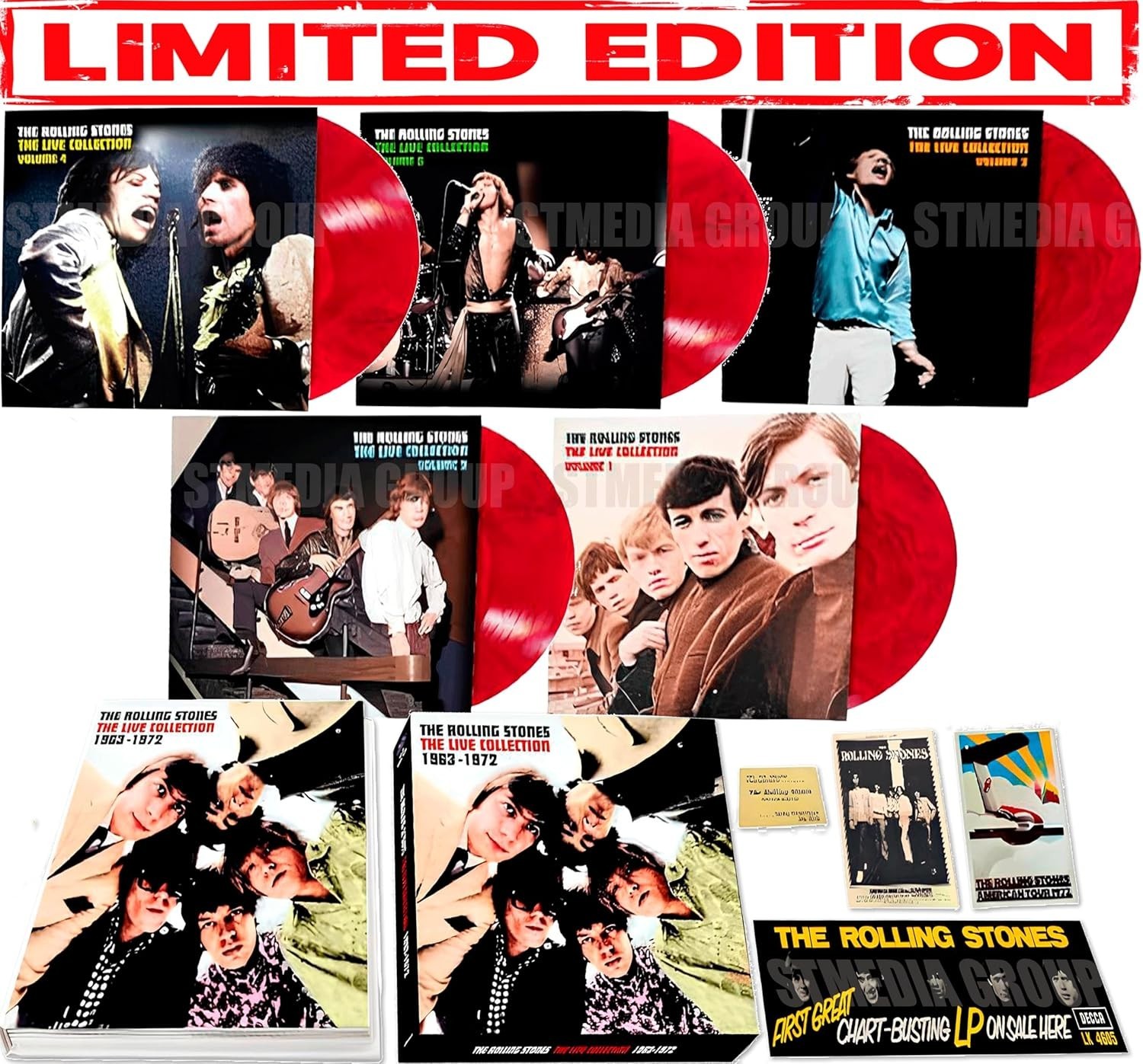 The Rolling Stones – The Live Collection 1963-1972 5LP 12