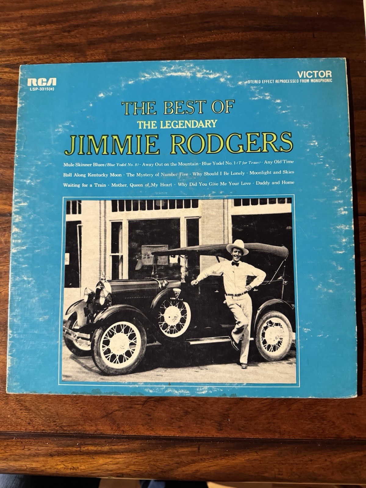 Jimmie Rodgers Best Legendary RCA LSP-3315e Orange Label LP NM