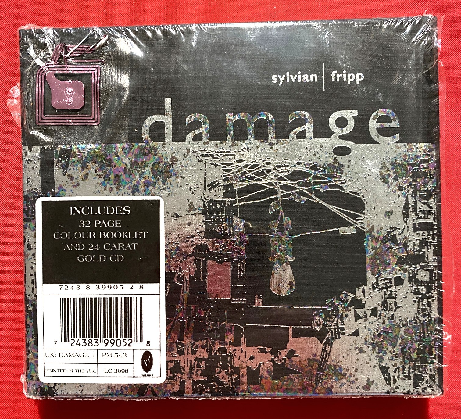 DAVID SYLVIAN & ROBERT FRIPP – Damage CD (1994 Ltd Gold Disc + 32p Booklet) LOOK