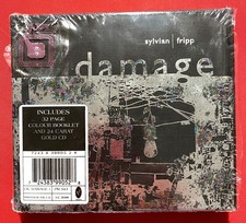 DAVID SYLVIAN & ROBERT FRIPP – Damage CD (1994 Ltd Gold Disc + 32p Booklet) LOOK picture