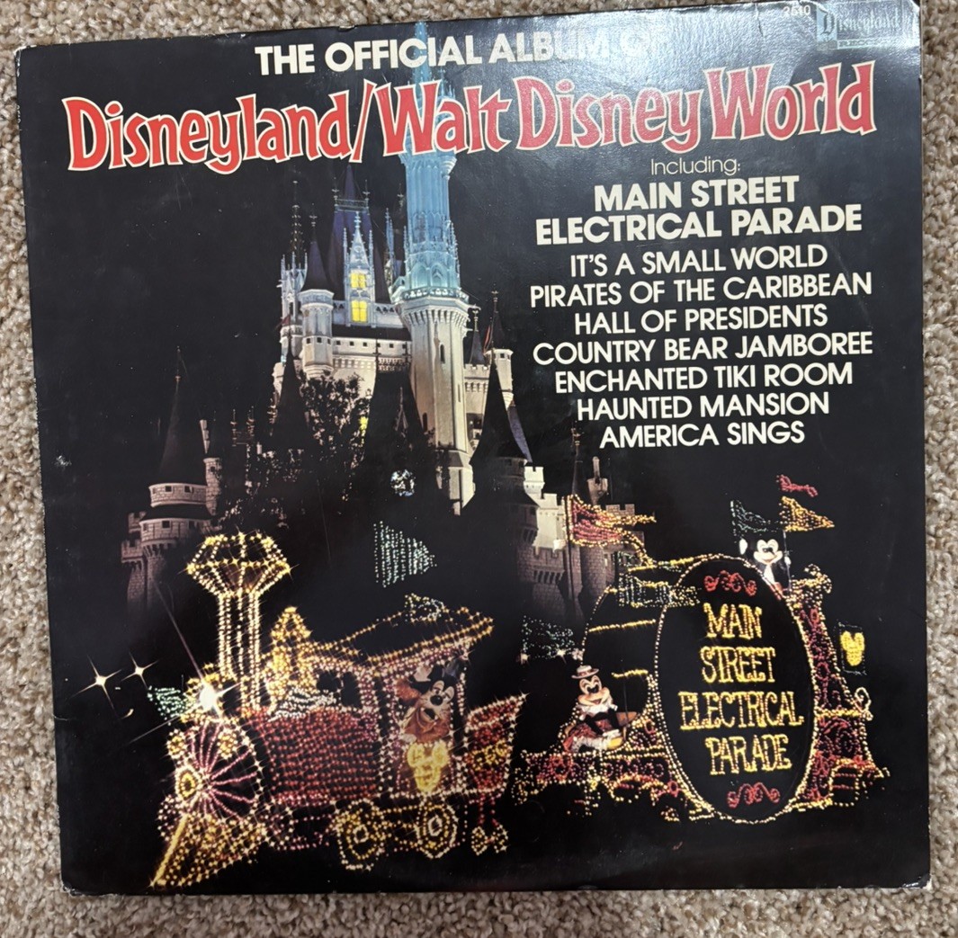 Walt Disney Official Album Of Disneyland/Walt Disney World 2510 Vinyl Record