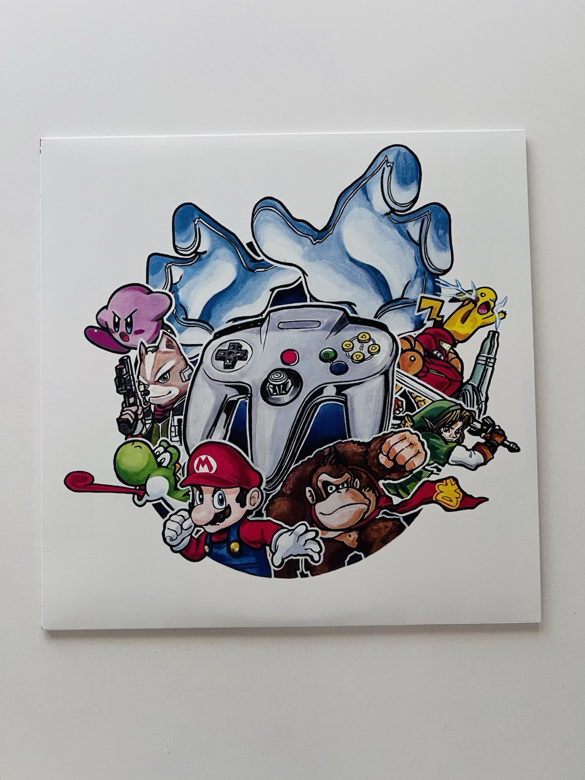 N64 Super Smash Bros. 64 Soundtrack Vinyl 12” Pink