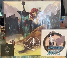 Darren Korb Transistor: Original Soundtrack Clear Vinyl 2LP never spun + extras picture