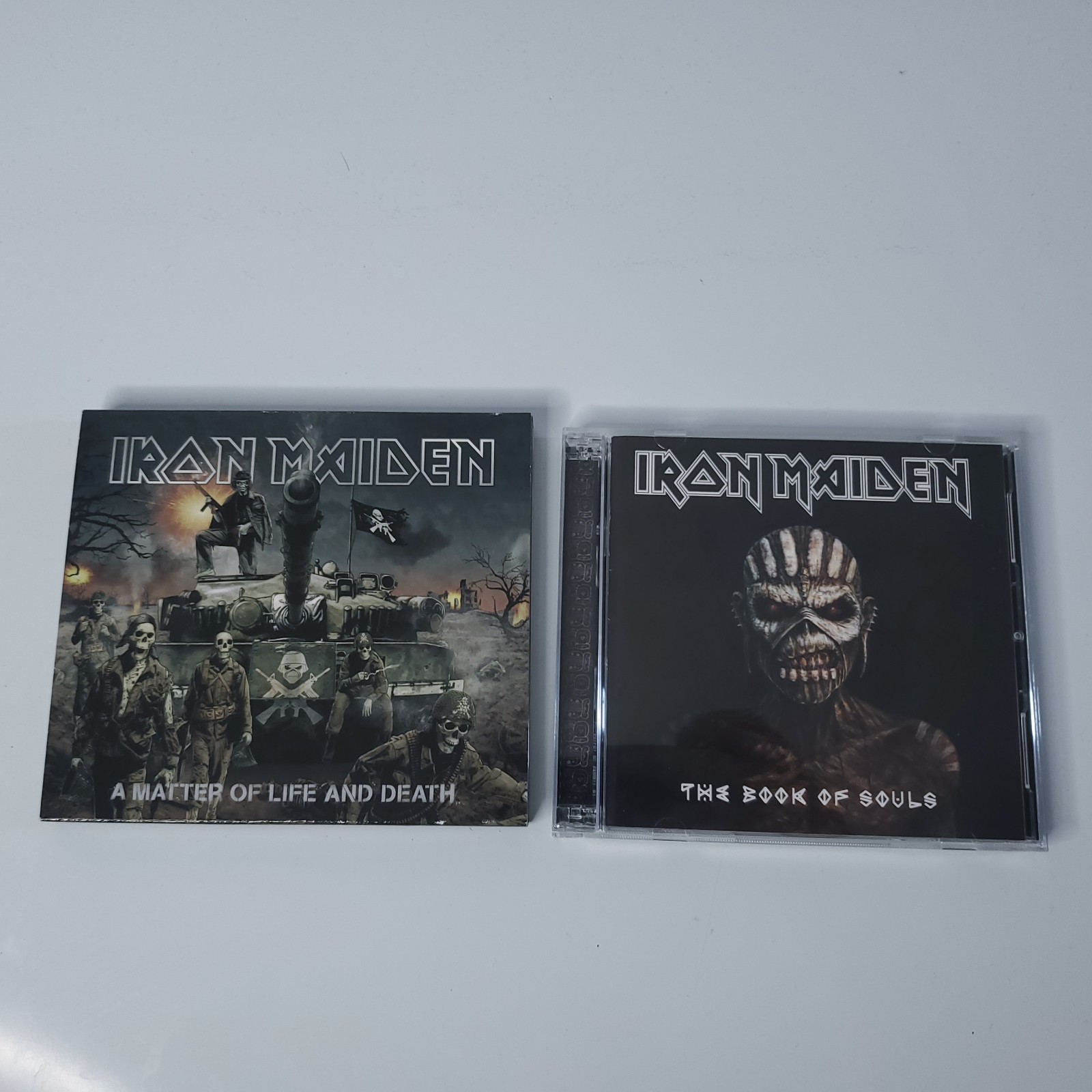 Iron Maiden Cd Lot 2 CD\'s Four Discs Total Slipcover Bonus DVD Heavy Metal Rock 