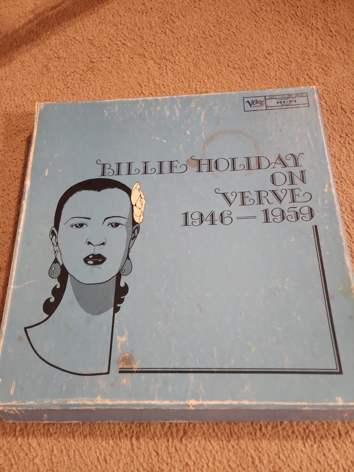 BILLIE HOLIDAY ON VERVE 1946-1959 BOX SET IMPORT JAPAN 00MJ Fair/good