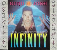 GURU JOSH Infinity w/ 2 RARE MIXES Europe CD Single SEALED USA seller 1990 picture