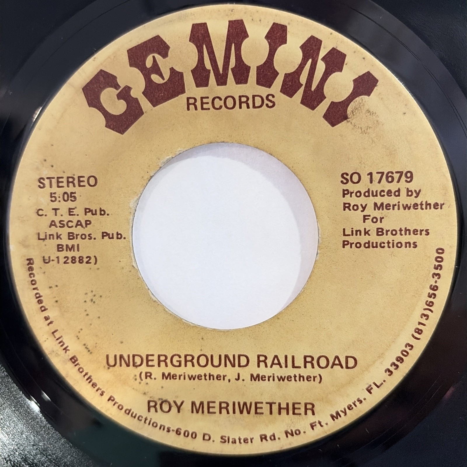 Roy Meriwether - Underground Railroad • Jazz 7\