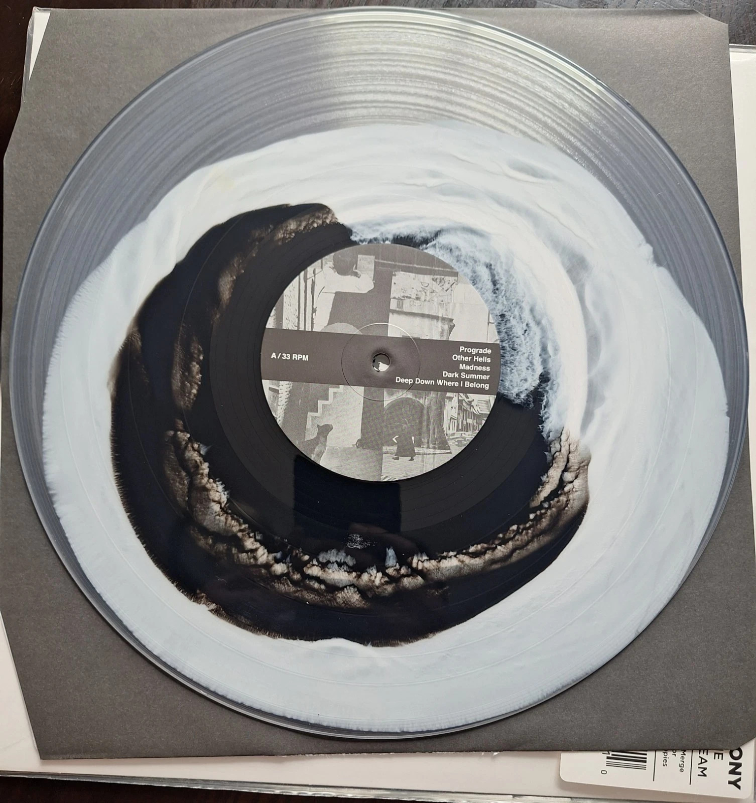 CEREMONY Tell Me Your Dream LP Black & White Merge Inside Clear 233 Hardcore