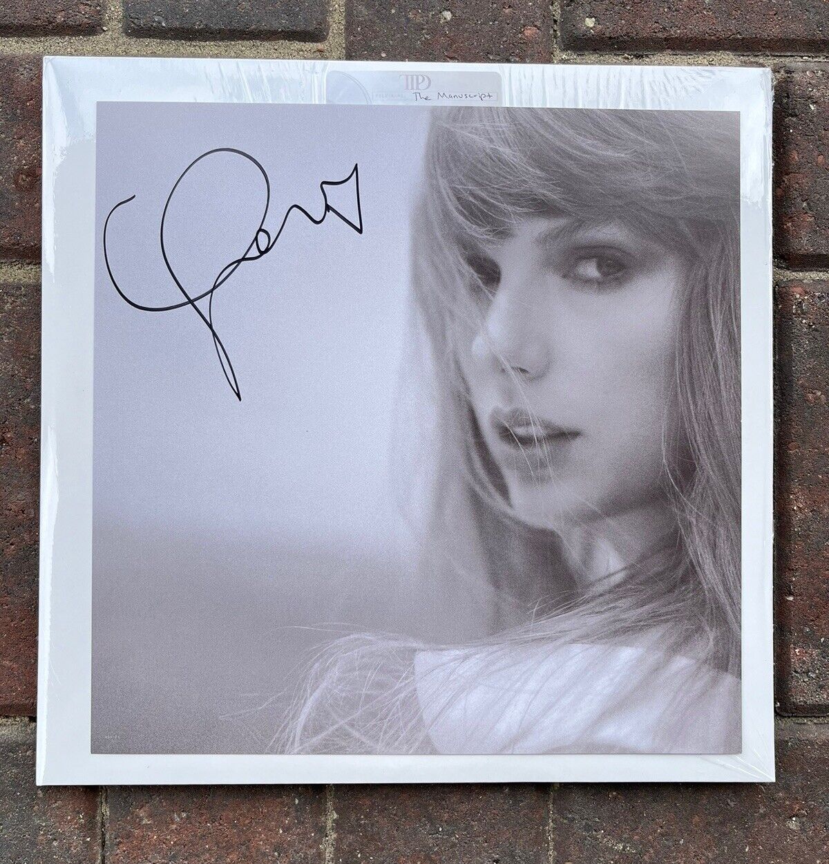 Taylor Swift Signed w/ Heart The Tortured Poets Department Vinyl The Manuscript
