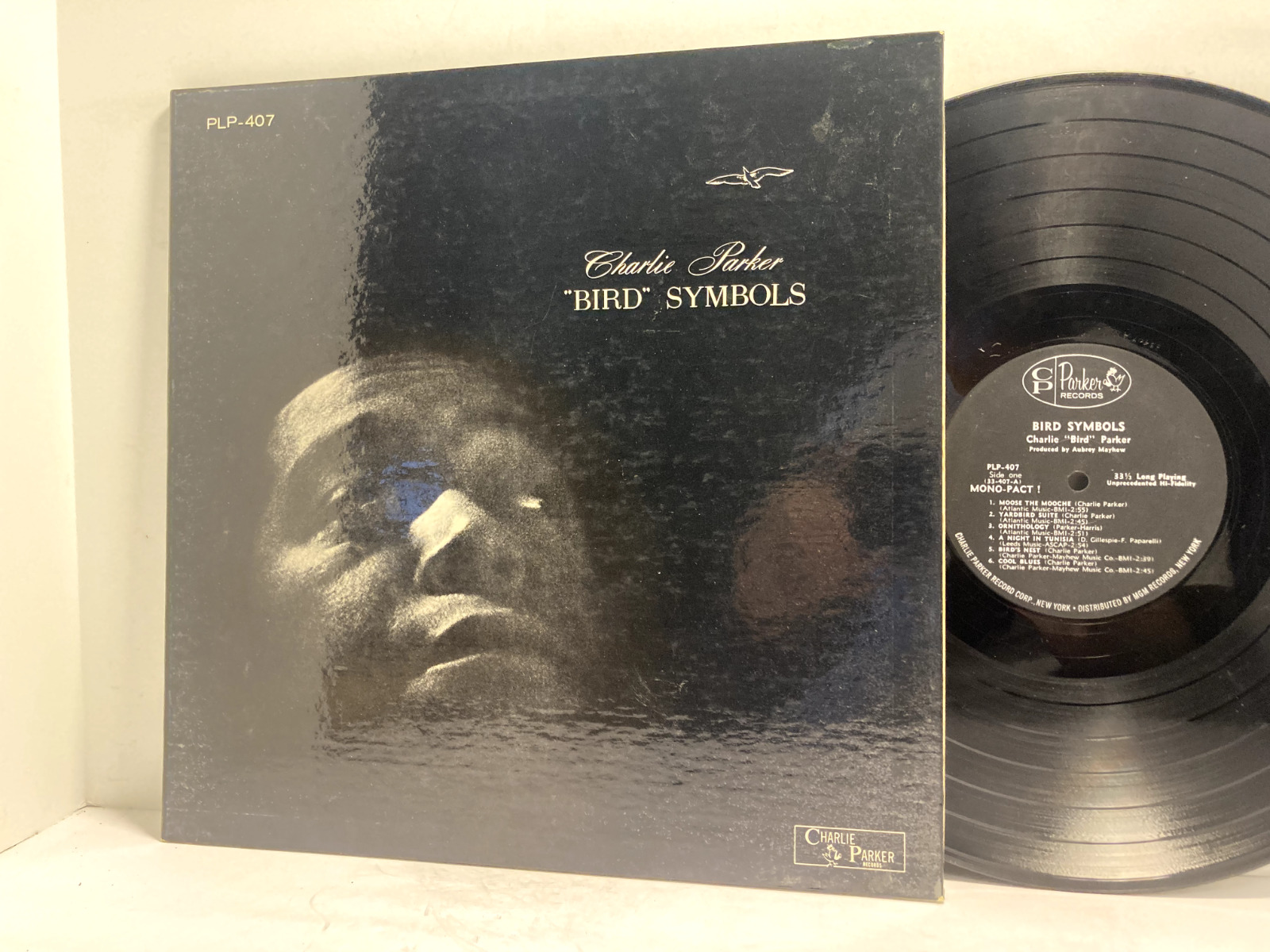 Charlie Parker - Bird Symbols LP - PLP 407 - Tested VG- Vinyl Mono 1961 Press