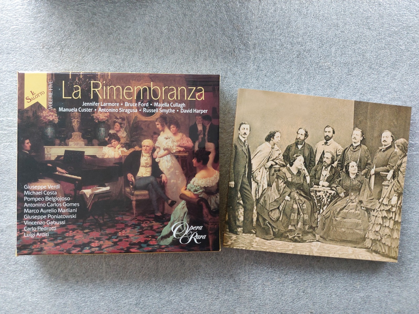 IL SALOTTO VOL.5 : LA RIMEMBRANZA CD☆ VARIOUS ARTISTS☆OPERA RARA☆2002 NR/MINT