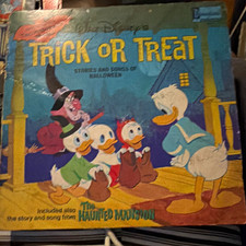 Walt Disney Trick or Treat Halloween Vinyl Record - The Haunted Mansion picture