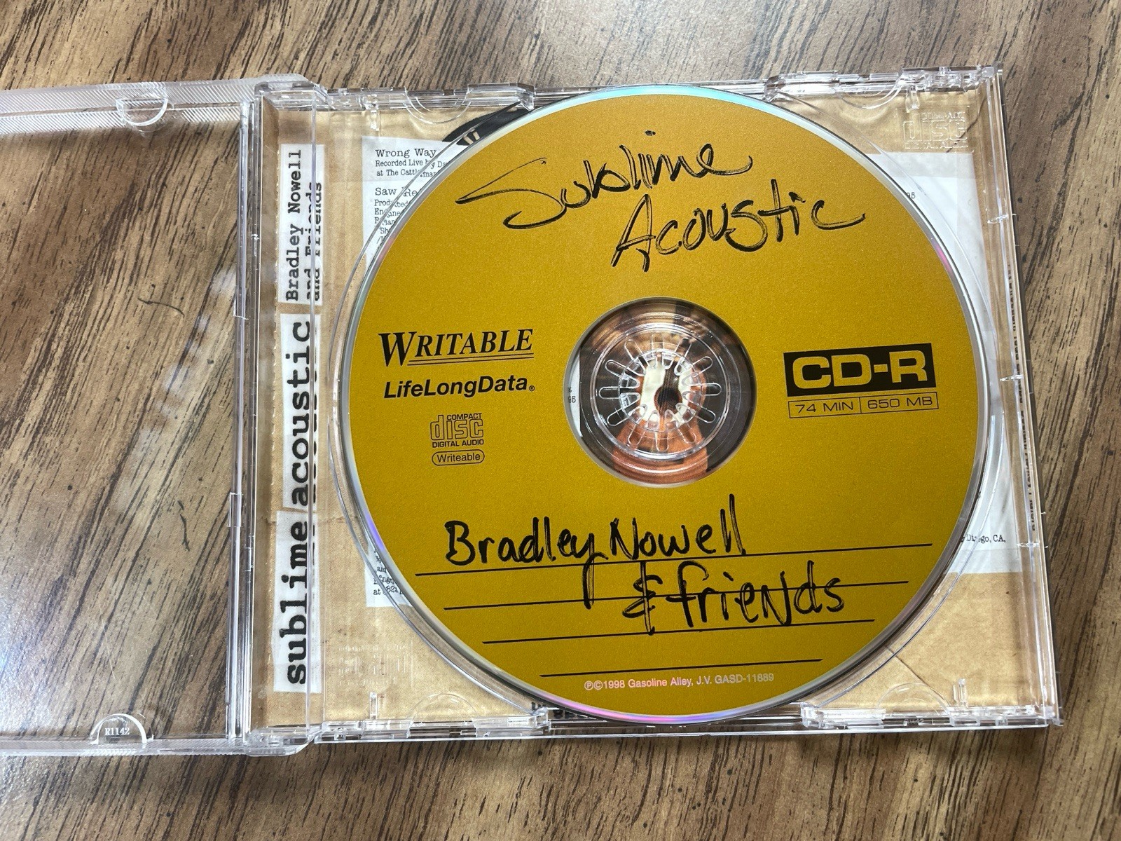 Sublime Acoustic: Bradley Nowell & Friends CD 1998 GASD-11889 Used