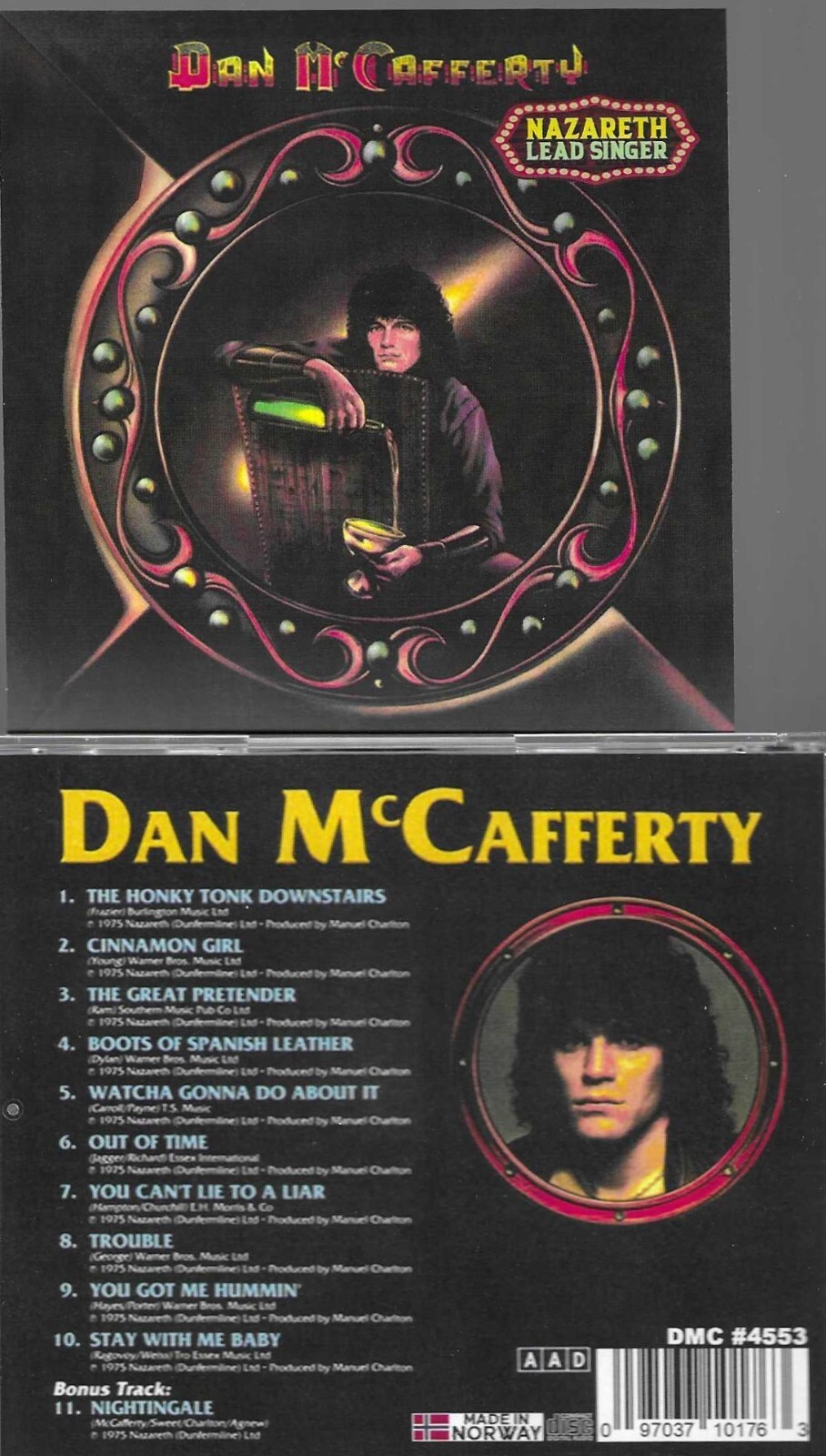 DAN MCCAFFERTY-NAZARETH LEAD SINGER-1ST ALBUM-IMPORT CD LONG OUT OF PRINT-NEW
