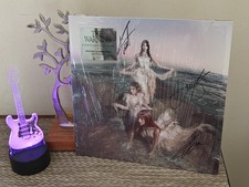 The Warning SIGNED on Cover Everything’s Falling Feather Colored Vinyl picture