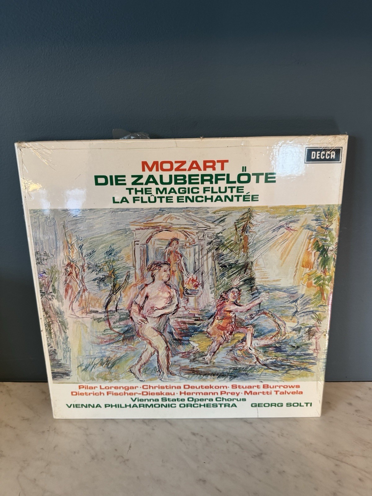 MOZART die zauberflote / PILAR LORENGAR - SOLTI  / DECCA SET 479-81