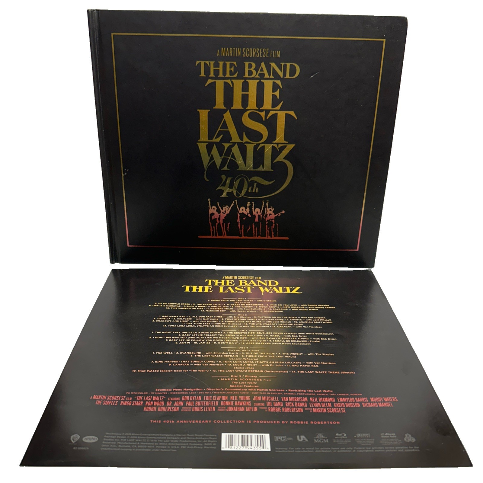 The Band: The Last Waltz - 40th Anniversary (4-CD+Blu-ray, 2016)Very GoodPlus+