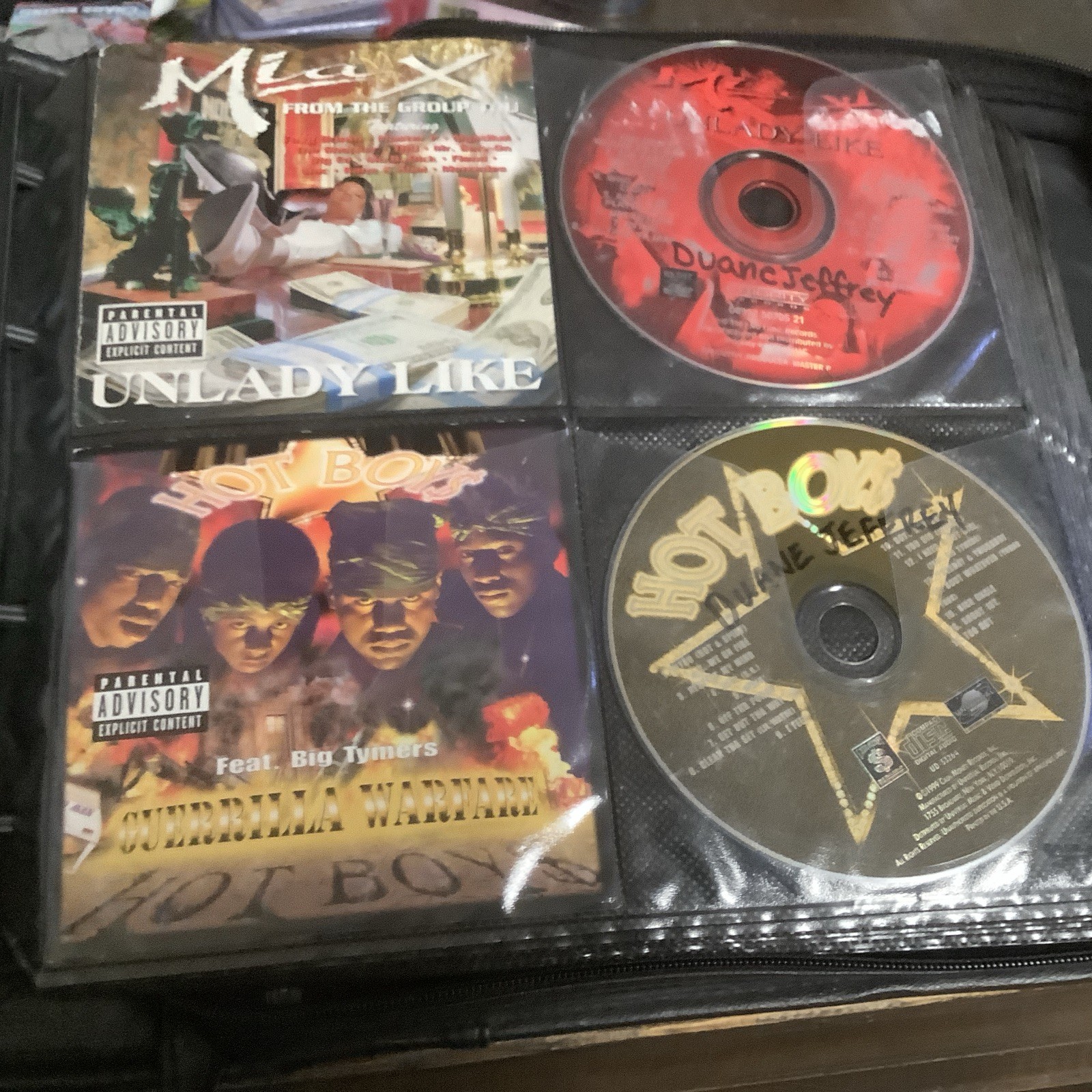 Lot of 75+ Old School R&B Hip Hop Rap Case Logic CD Binder 90s READ