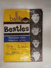 VINTAGE 1964 BEATLES BALLITO STOCKINGS FACTORY SEALED NYLONS EXCELLENT MERCH picture