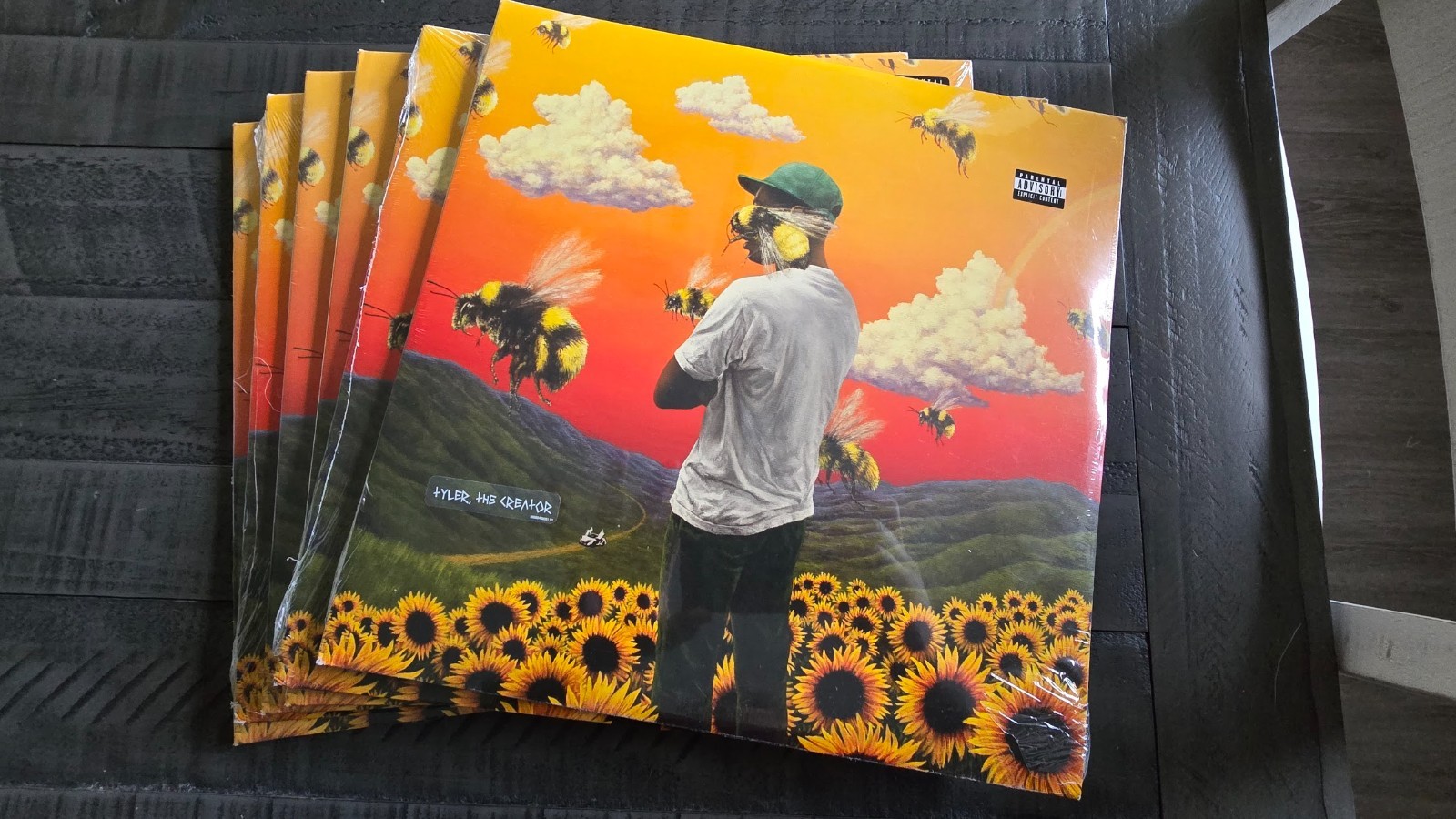 Tyler The Creator Scum Fuck Flower Boy Vinyl Yellow Bumble Bee Sealed