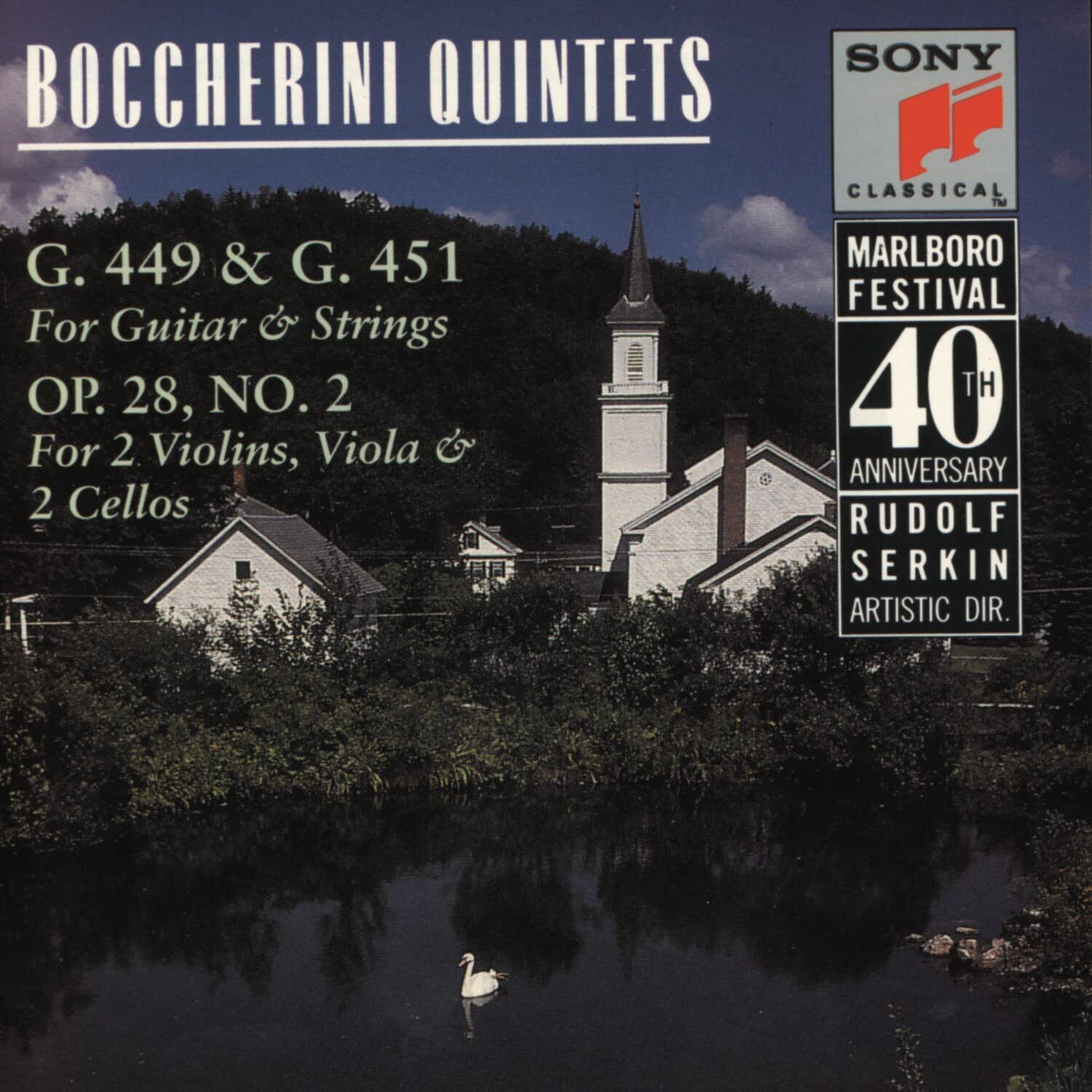 Luigi Boccherini Boccherini Quintets Marlboro Festival 40th Anniversary (CD)