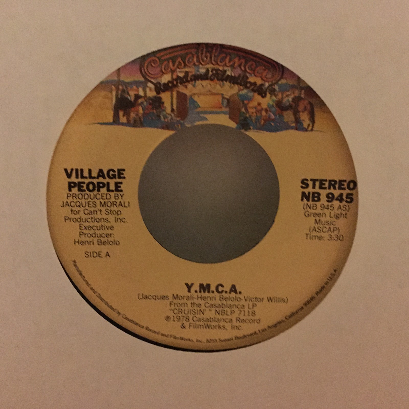 M- Vinyl 45 Record Village People Y.M.C.A. / The Women