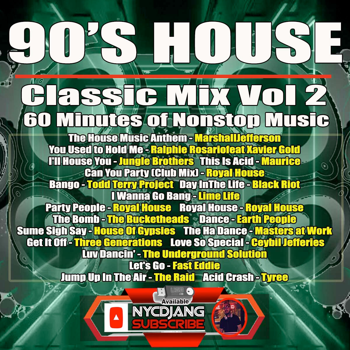 90'S HOUSE CLASSIC MIX VOL 2  NON STOP MUSIC VARIOUS ARTISTS