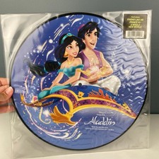 Disney Aladdin Picture Disc Still in Original Sleeve 2014 LP VINYL ALBUM picture