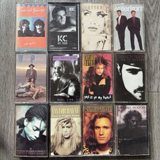 12 Cassette Tape Lot Rock Hall & Oates Eurythmics Taylor Dayne Vintage 80s Pop picture