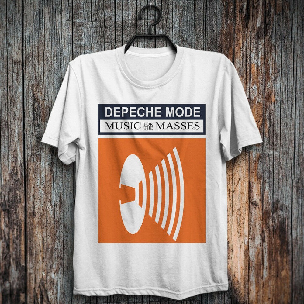 Vintage Music for the Masses Depeche Mode Cotton White S-4XL Unisex Shirt CC504