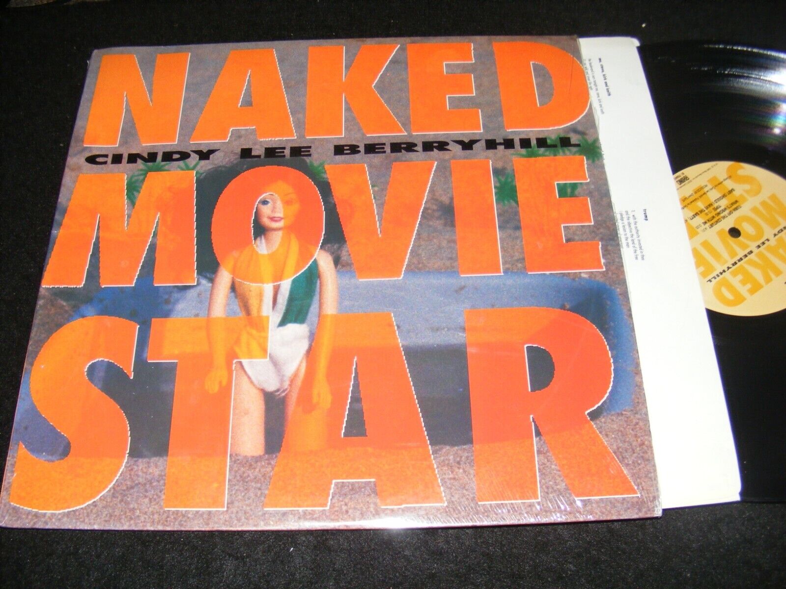 CINDY LEE BERRYHILL LP In Shrinkwrap NAKED MOVIE STAR 1989 DONALD TRUMP SONG