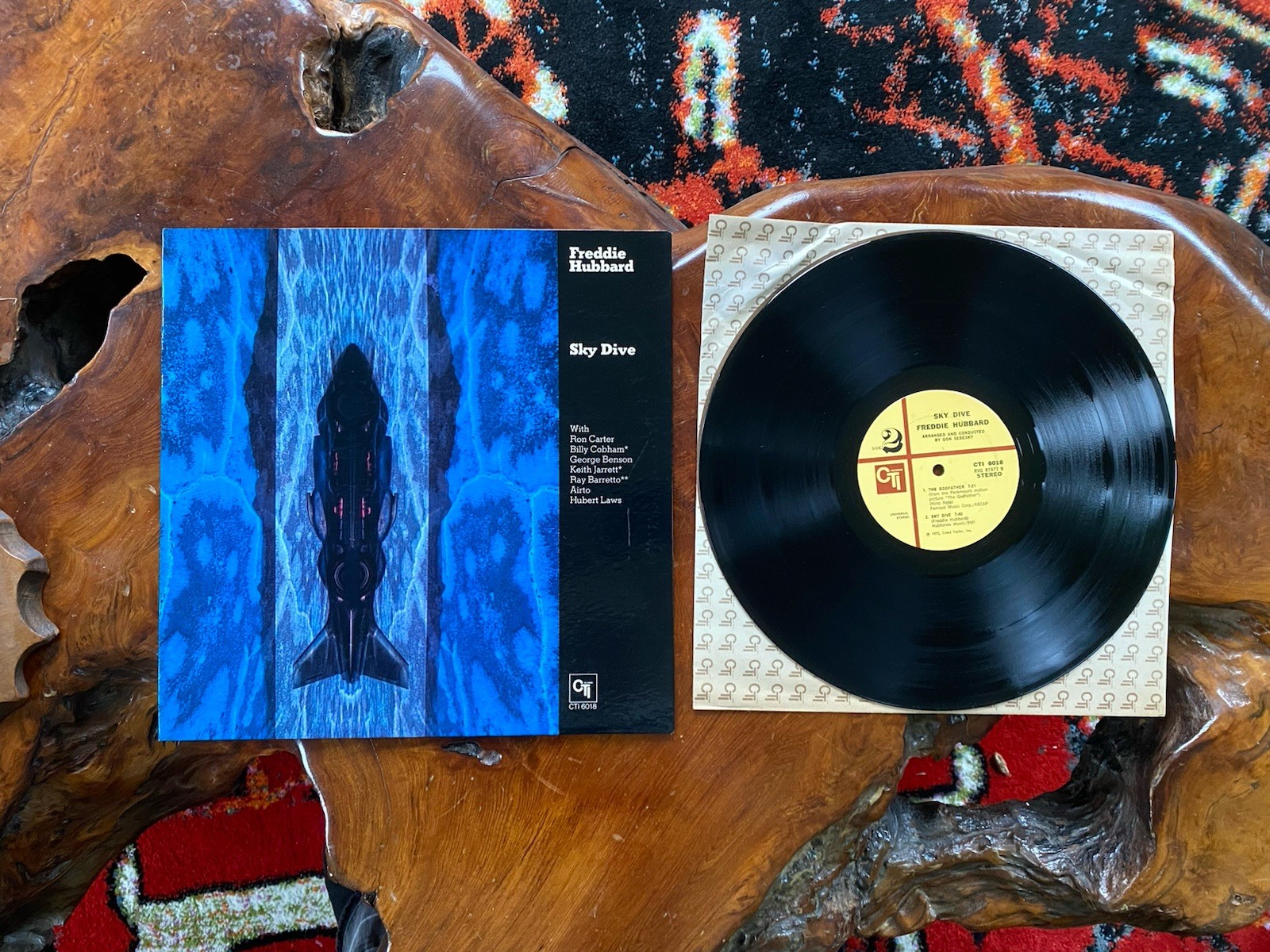 Freddie Hubbard Sky Dive CTI 6018 Records Van Gelder Gatefold VG++