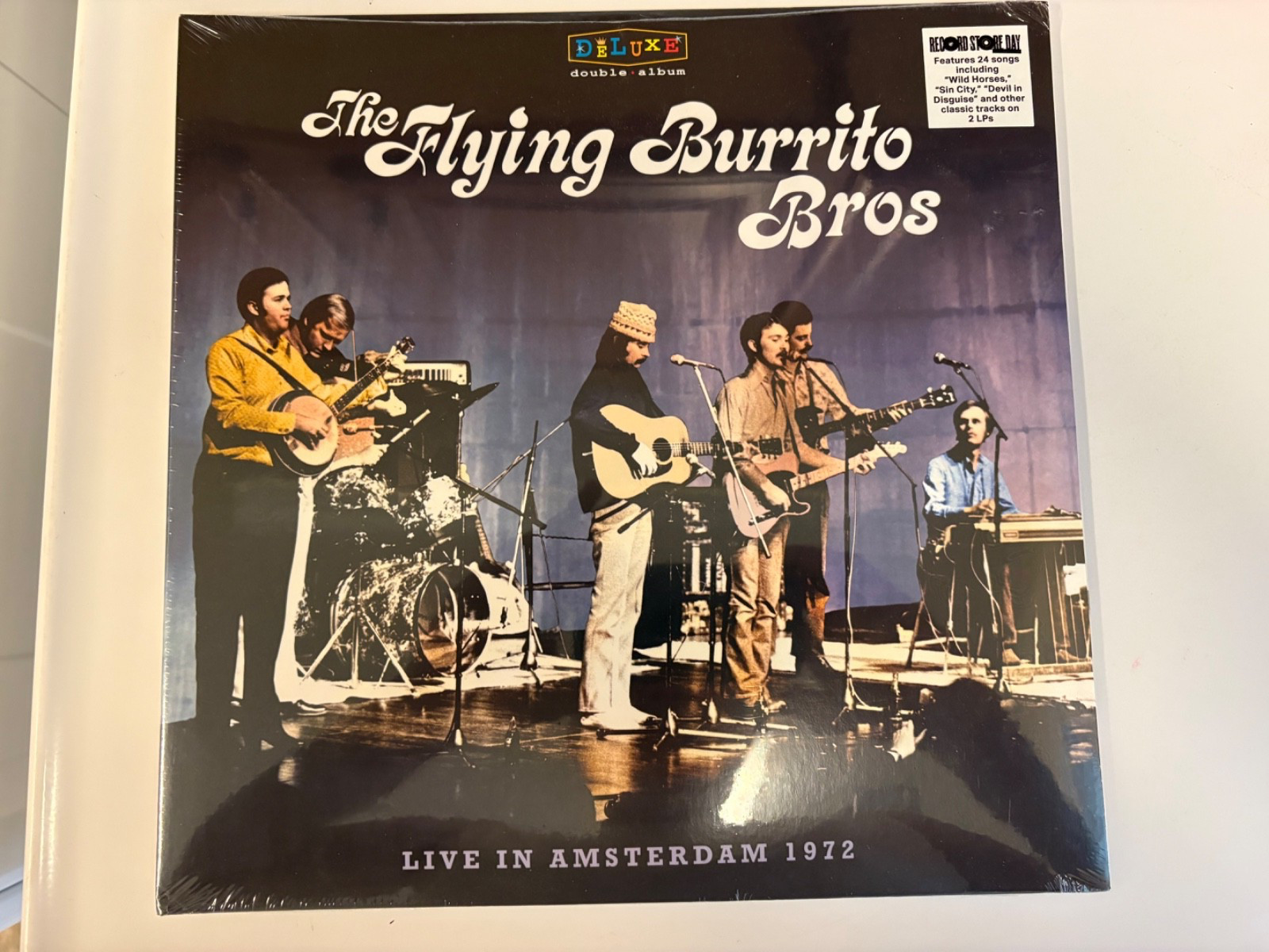 The Flying Burrito Bros - Live In Amsterdam 1972 - DOUBLE LP NEW/SEALED