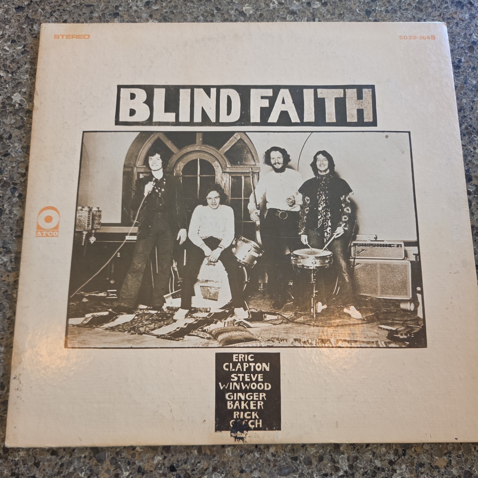 Blind Faith Self Titled Vinyl Lp Atco #SD33-304B 1969 1st Press  Clapton VG