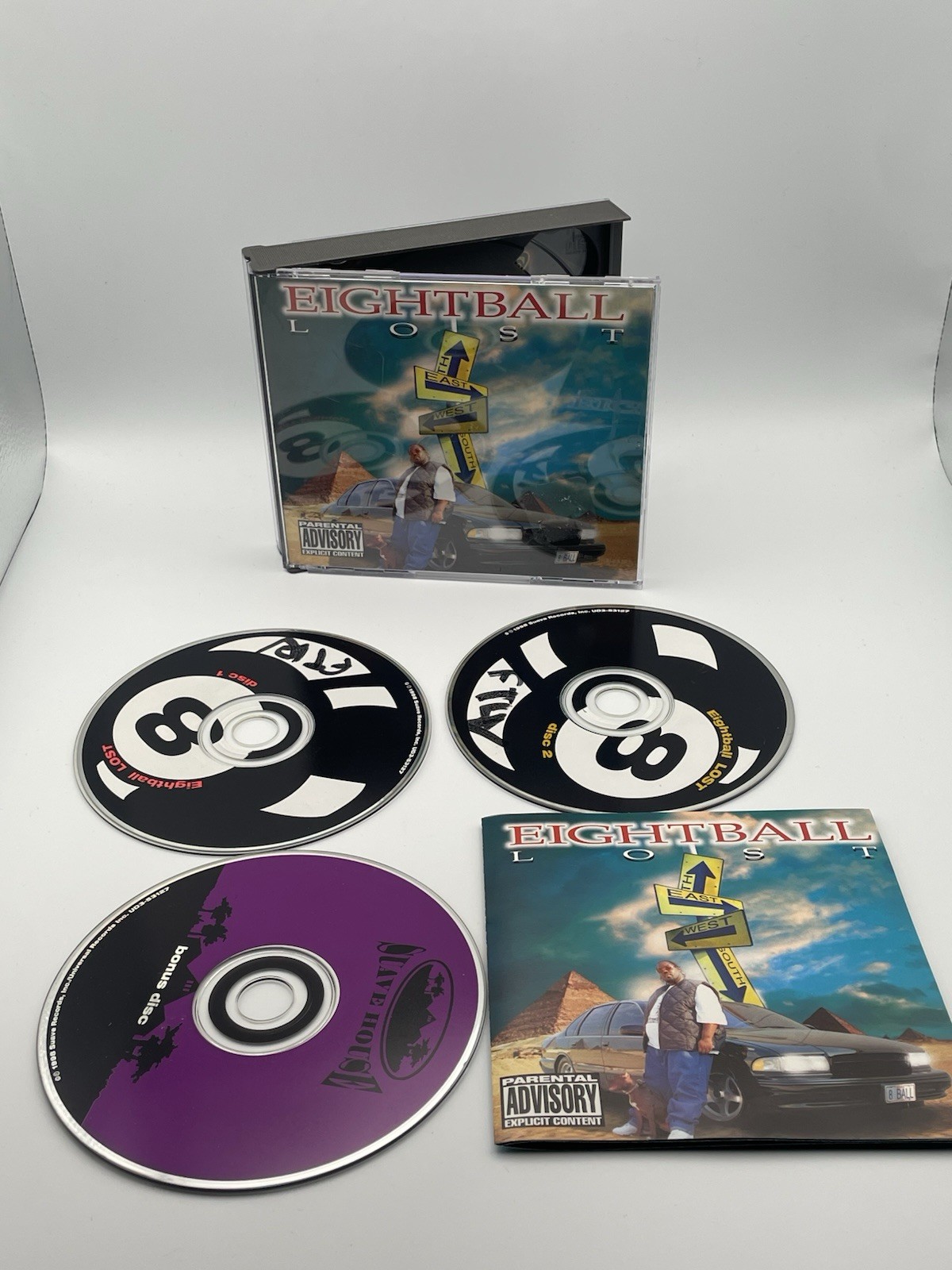 Lost [Bonus Disc] [PA] by 8Ball (CD, May-1998, 3 Discs, Suave House)