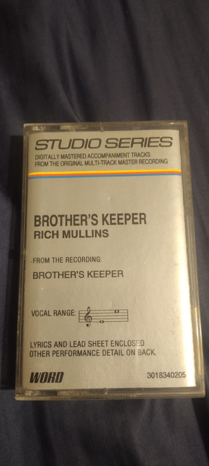 WORD STUDIO SERIES RICH MULLINS BROTHER\'S KEEPER ACCOMPANIMENT TRACKS MASTERED 