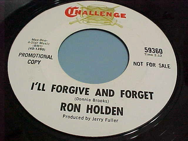 RON HOLDEN - NORTHERN SOUL - PROMO - I'LL FORGIVE AND FORGET - EX/NM  VINYL