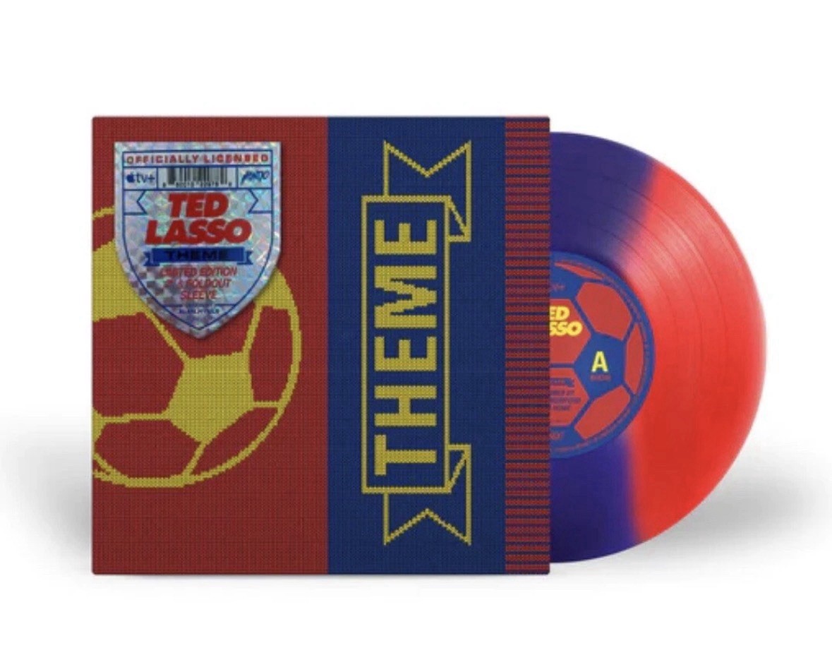 SDCC 2023 Mondo Ted Lasso Theme Soundtrack ⚽ Richmond Variant 7” Vinyl Apple 500