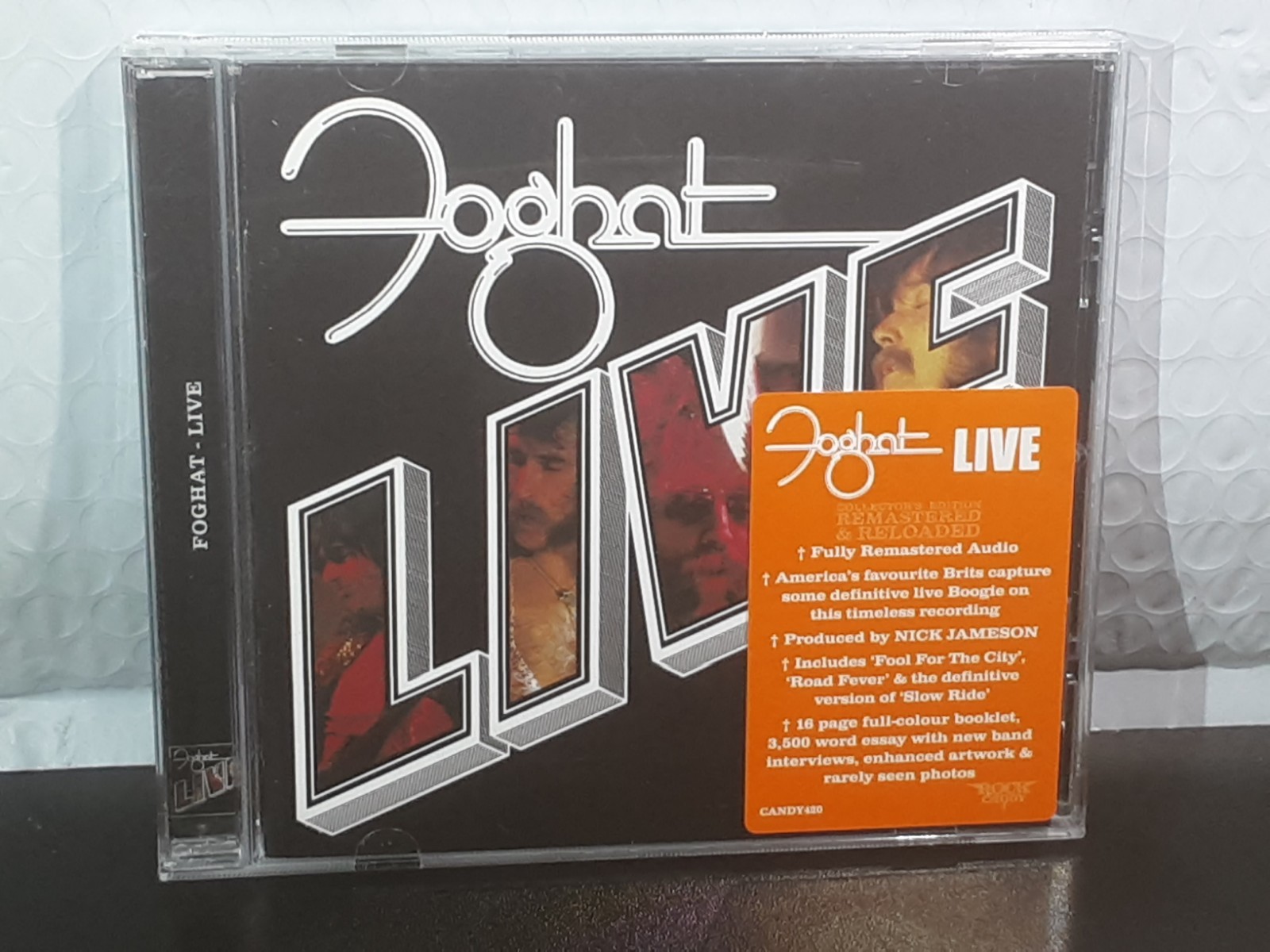 Foghat Live by Foghat (CD, 2019) ROCK CANDY REMASTERED 