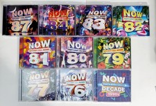 10 NOW That's What I Call Music CD Lot. 76,77,79,80,81,82,83,84,89, Decade 90s picture