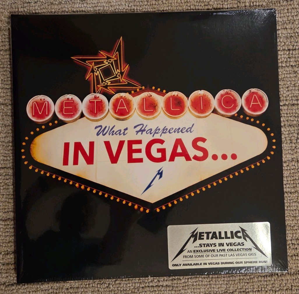 Metallica Sphere EXCLUSIVE Vinyl LP LAS VEGAS Limited NEW 2026 SOLD OUT SEALED