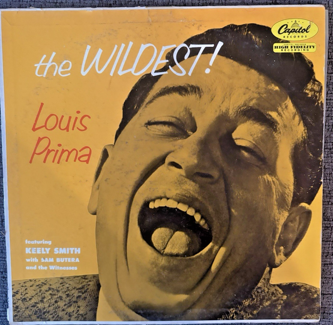 Louis Prima The Wildest LP T-755 1956 Turquoise Capitol Scranton Anvil Mono