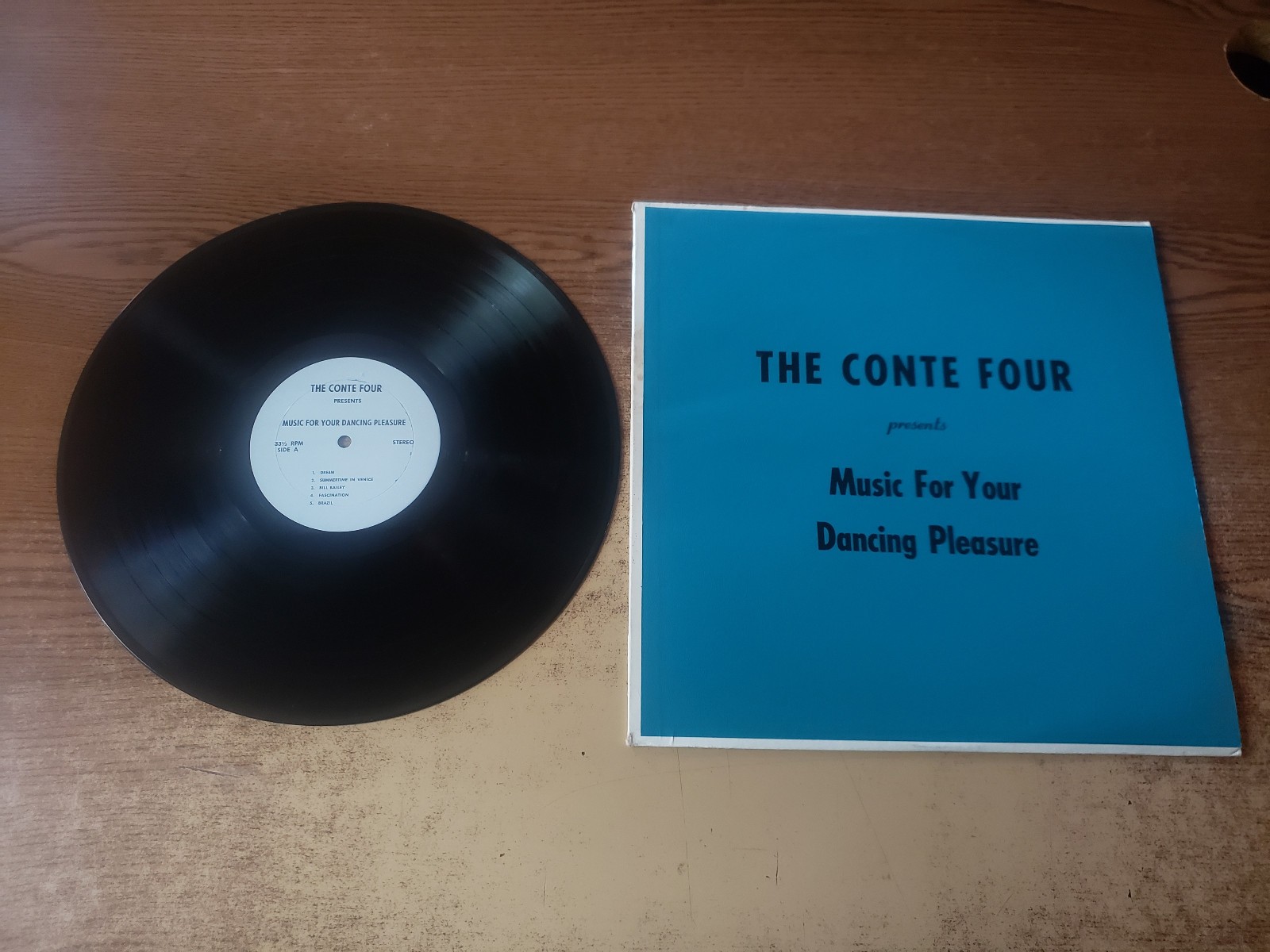 PRIVATE PRESS MEGARARE 1960s VG++ COVER/VG+ LP Conte Four Music For Your Dancing