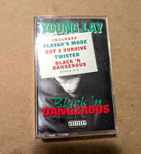 Young Lay Black 'N Dangerous Cassette Tape Young Black Brotha 1996 7567-82843-4 picture