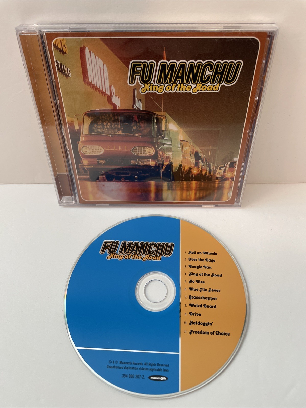 Vintage 1999 Mammoth Records Fu Manchu King Of The Road CD