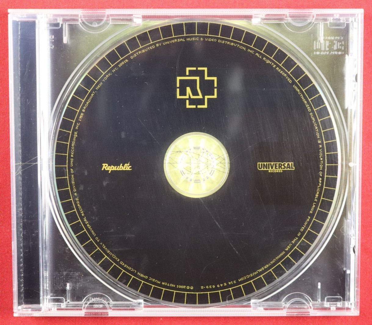 Mutter by Rammstein (CD, 2001, Republic) - Liner Notes & Disc Only