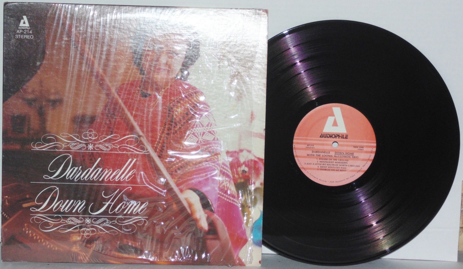 DARDANELLE Down Home 1985 LP VG+ Audiophile Records Jazz Vinyl Plays Well AP214